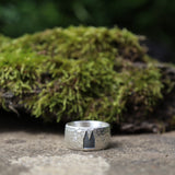 10 mm Premium Ring mit Hammerschlag