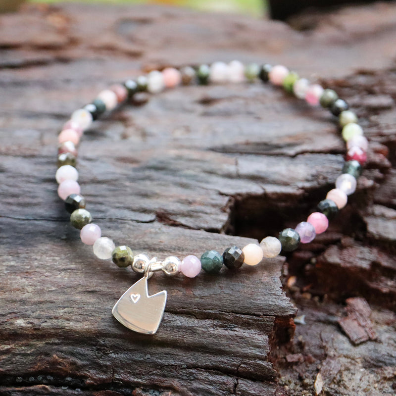 Edelstein Armband mit Dicker Pitter
