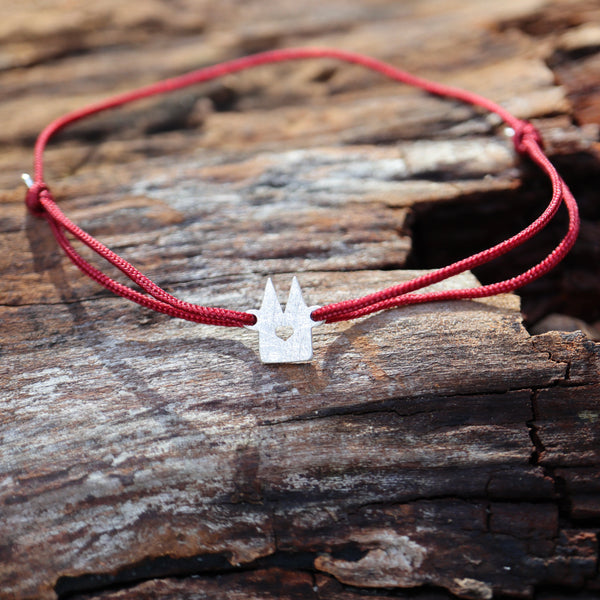 Klüngel-Nylon-Band mit Herz verstellbar