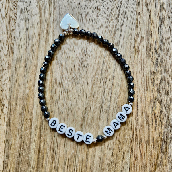 Letter MAMA Armband