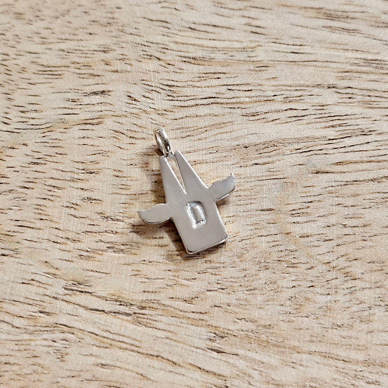 Mini Kölner Dom-Schutzengel Anhänger mit einem Buchstaben