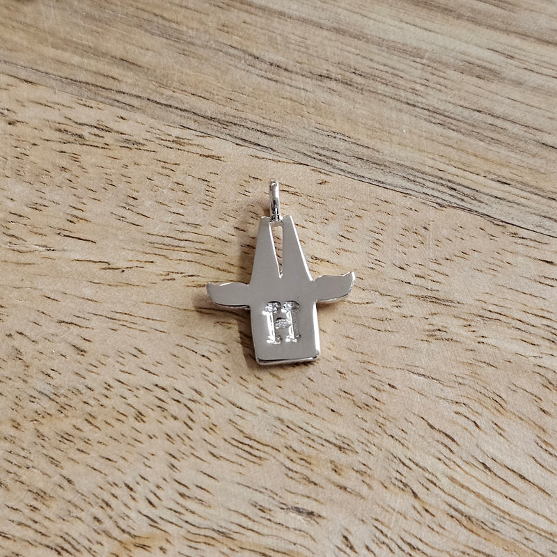 Mini Kölner Dom-Schutzengel Anhänger mit einem Buchstaben