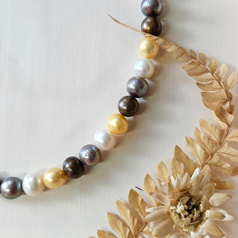 Bunte Perlenkette EINZELSTÜCKE