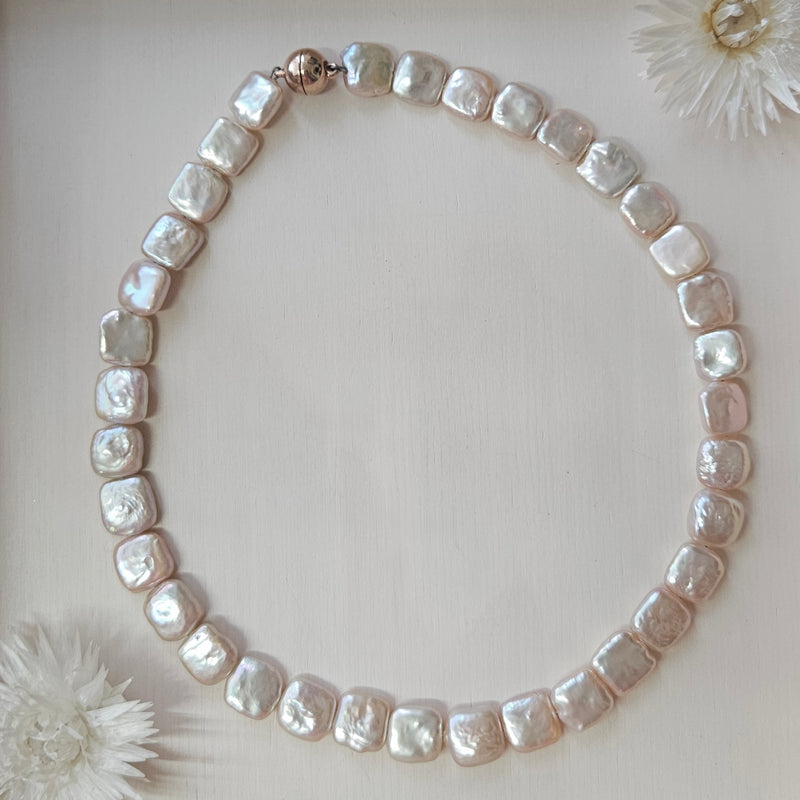 Viereckige Perlenkette EINZELSTÜCKE