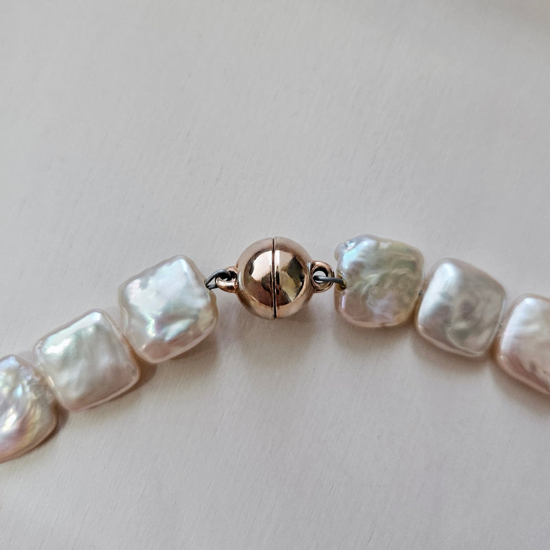 Viereckige Perlenkette EINZELSTÜCKE