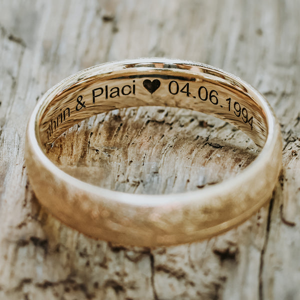 Innengravur für einen Ring