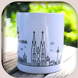Skyline Tasse "Kölsch wäre mir jetzt auch lieber"