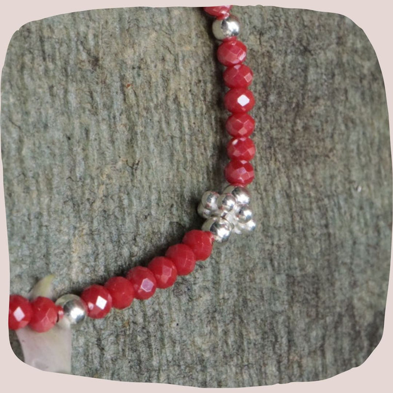 Glitzerstein Armband