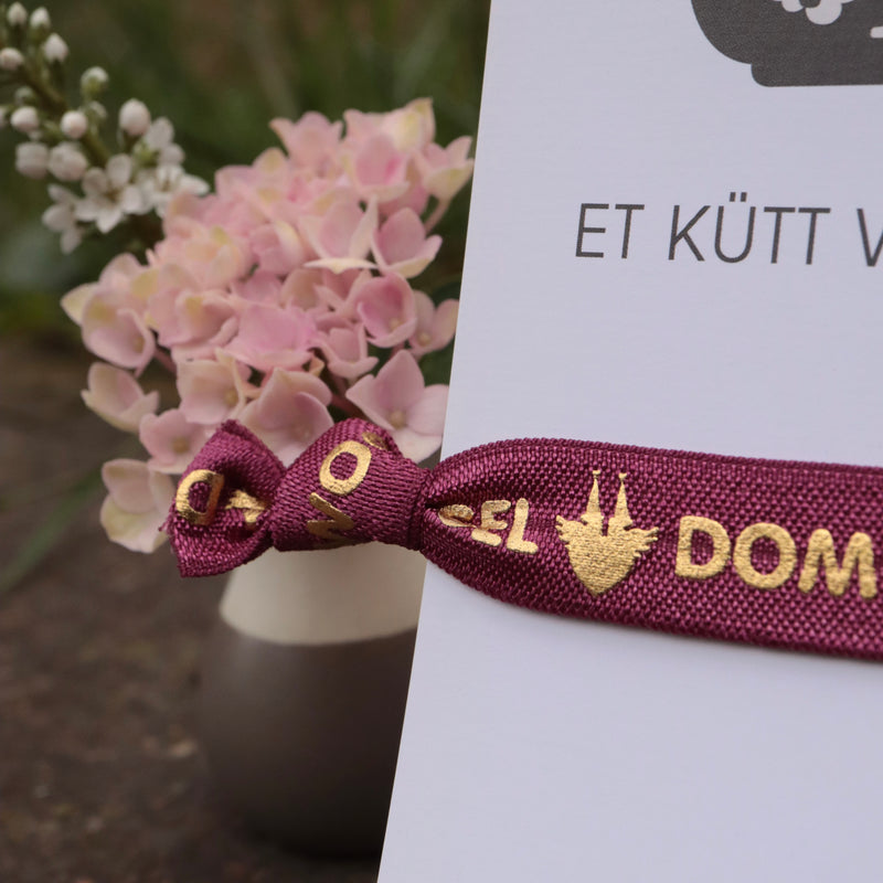 KONFETTI ARMBAND WINE