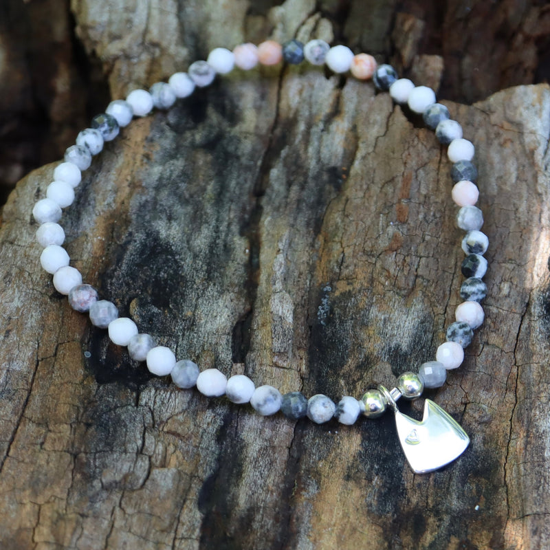 Edelstein Armband mit Dicker Pitter