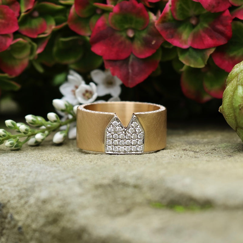 Kölner-Deluxe Ring mit vielen Diamanten