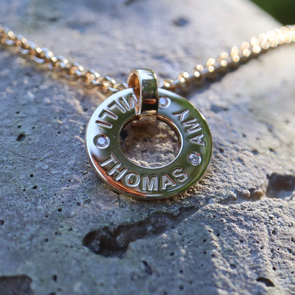 Letter-Deluxe Anhänger S aus Rosegold