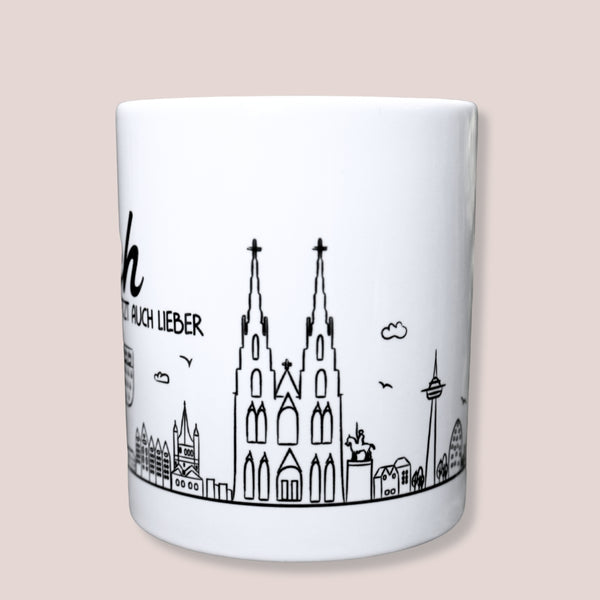 Skyline Tasse "Kölsch wäre mir jetzt auch lieber"