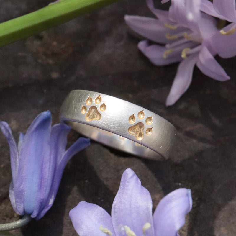 6mm Katzenpfoten Ring