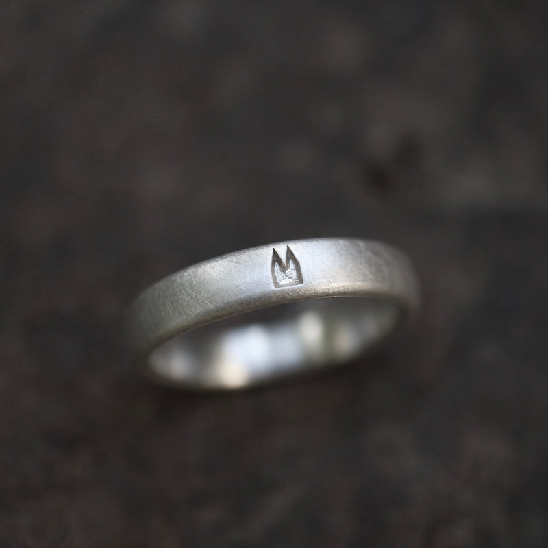 4 mm Premium Ring schwammmatt
