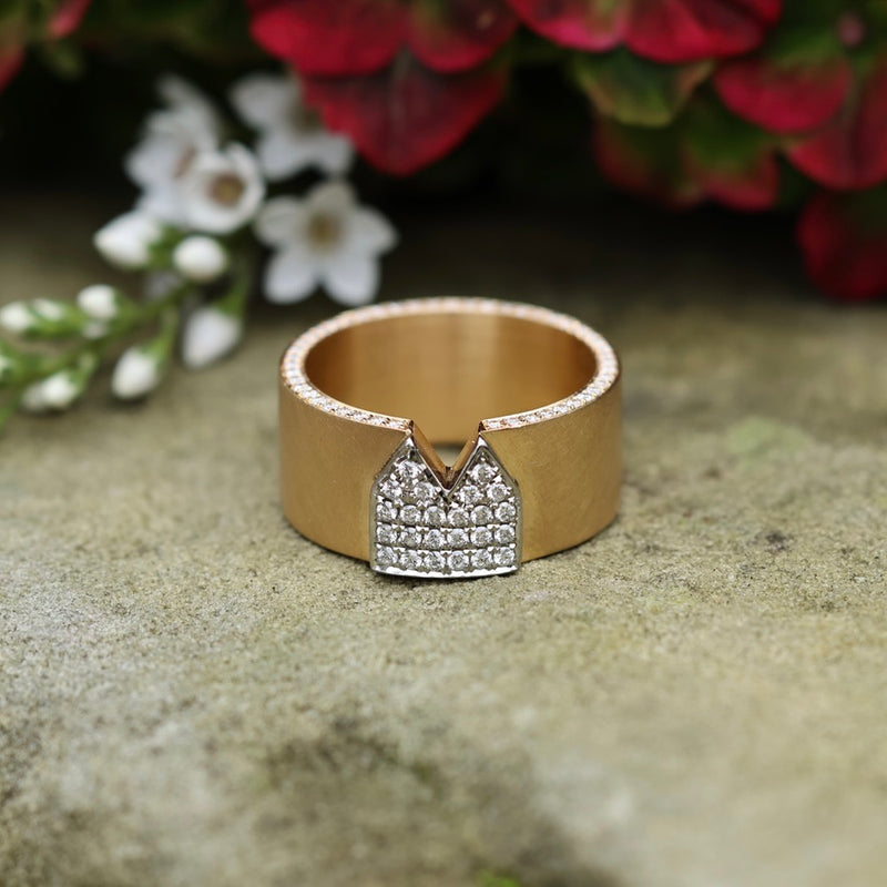 Kölner-Deluxe Ring mit vielen Diamanten