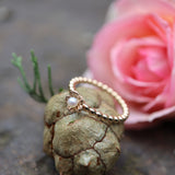 Bonner Kirschblüten Ring mit Perle
