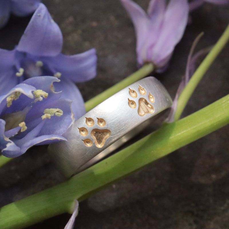 6mm Katzenpfoten Ring