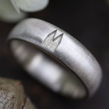 6 mm Premium Ring quermatt mit Dom
