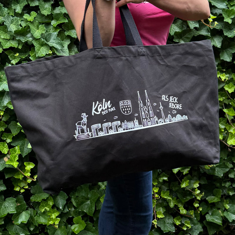 Große Kölner Skyline Tasche