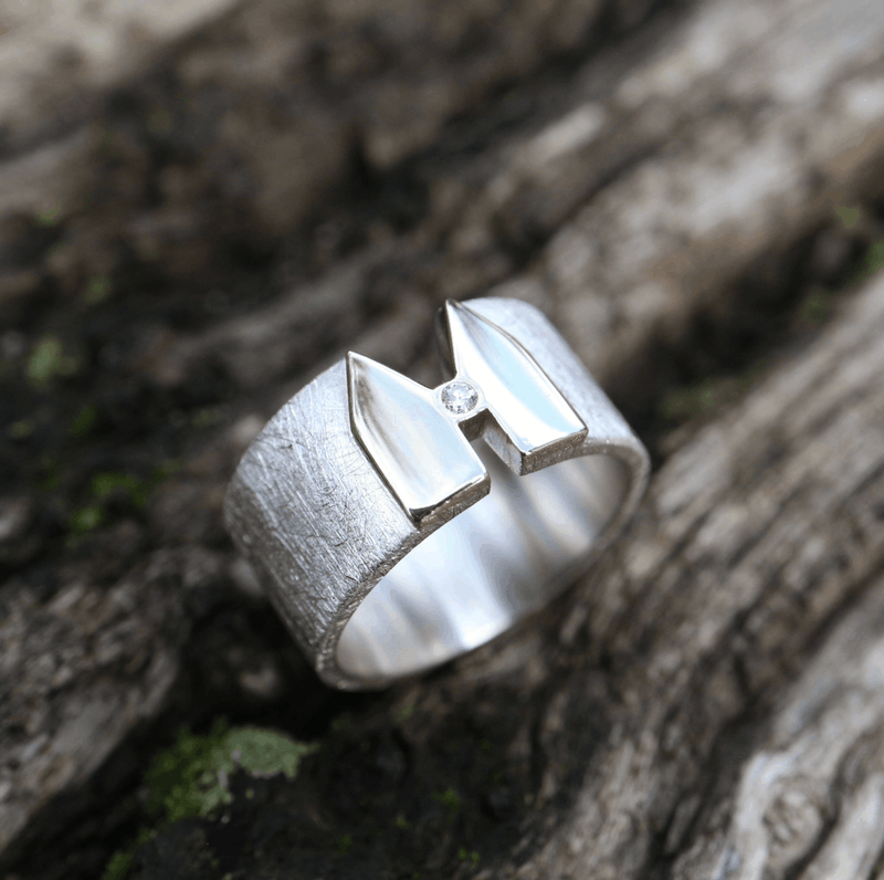 Kölner-Deluxe Ring mit Diamant