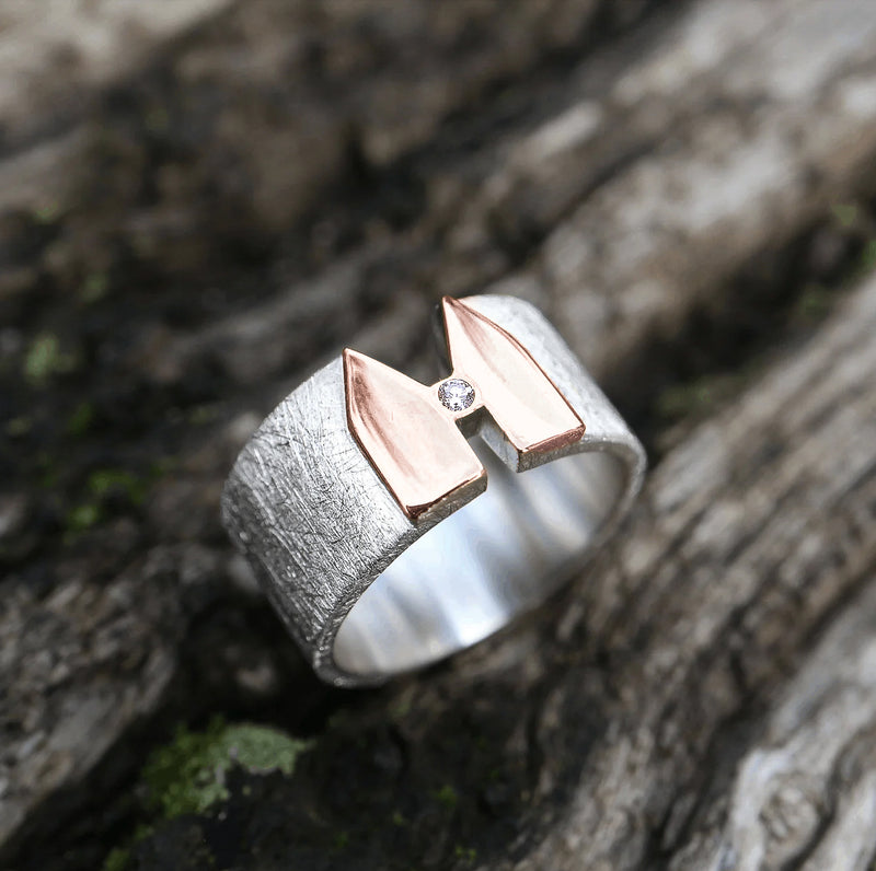 Kölner-Deluxe Ring mit Diamant
