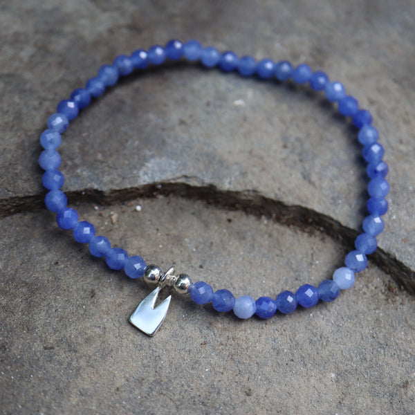 Kölner-Klüngel Armband mit blauen Aventurin
