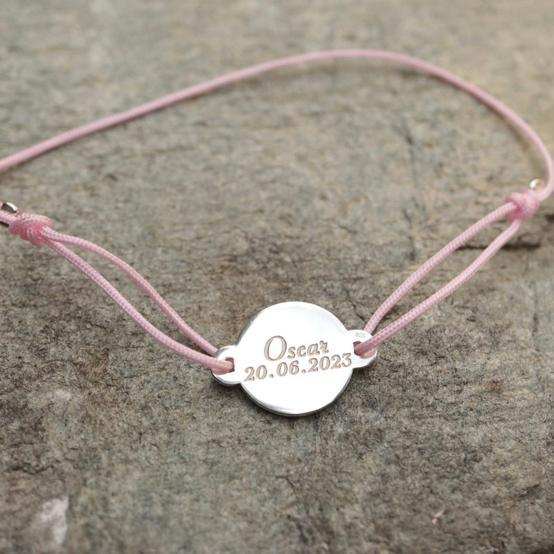 Nylon Armband mit Name & Datum