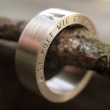 Premium+ Ring mit Dom 8 mm breit