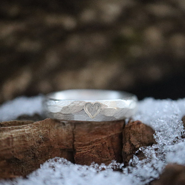 ICH LIEBE DICH RING (4 mm breit)