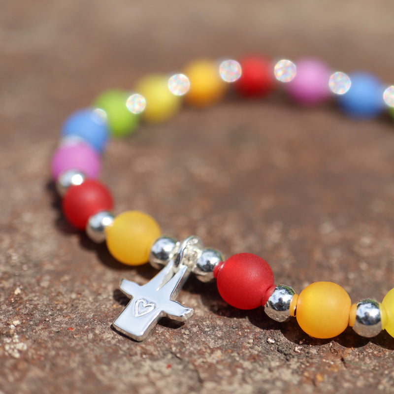 KONFETTI ARMBAND mit Schutzengel (XS)