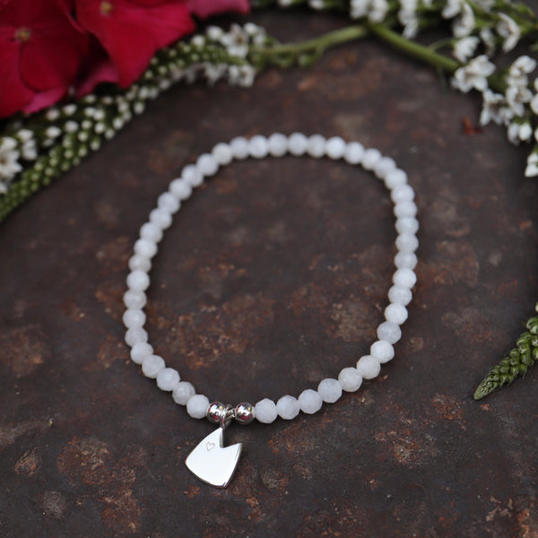 Edelstein Armband mit Dicker Pitter