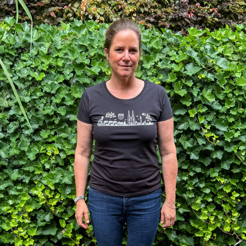 Skyline T-Shirt Schwarz – „ALS JECK JEBORE“