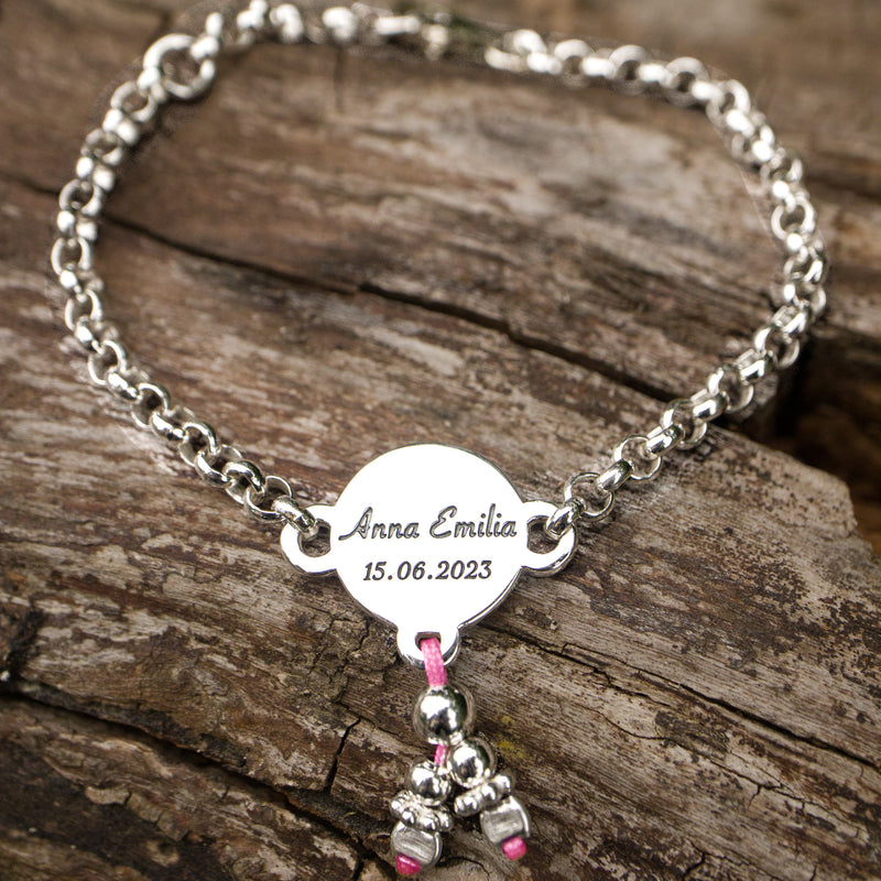 Mama Armband / Baby Name & Datum