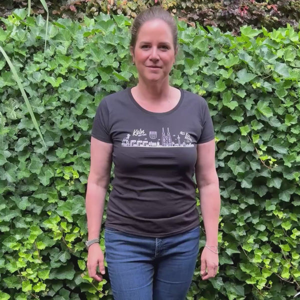 Skyline T-Shirt Schwarz – „ALS JECK JEBORE“