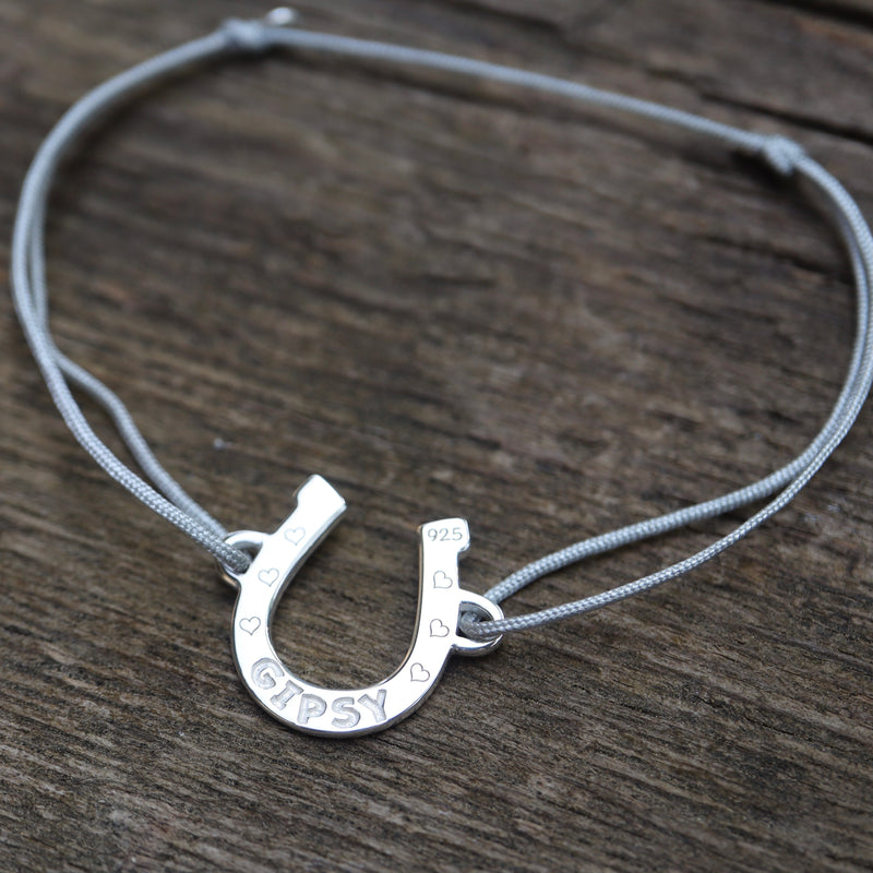 Hufeisen Armband mit Wunschgravur