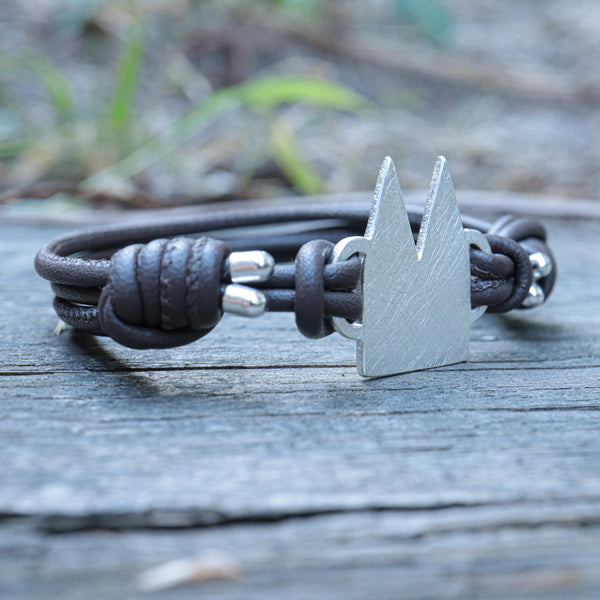 Klüngel-Lederarmband