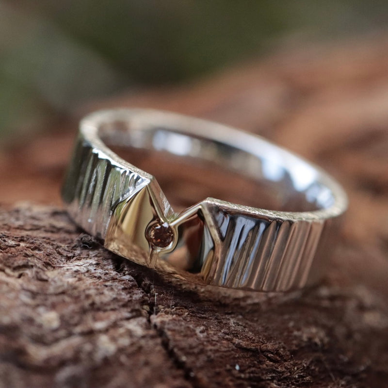 Kölner-Deluxe Ring mit Gelbgold Dom EINZELSTÜCK