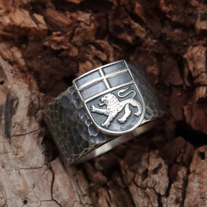 Bonner Deluxe Ring mit Hammerschlag
