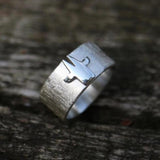 Ring mit Schutzengel 10mm breit