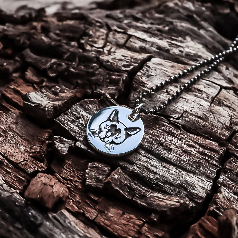 Personalisierte Haustier Halskette für Hund & Katze