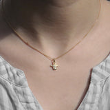 Anhänger aus 585 Gelbgold mit Diamant