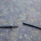 Kautschuk Collier 1,40 mm & schwarzen Verschluss FLEXISTRONG