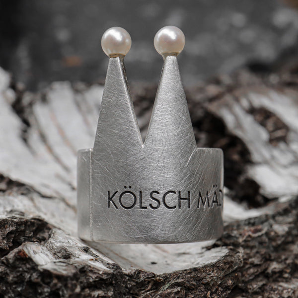 Kölner-Dom Ring KÖLSCH MÄDCHE -L- EINZELSTÜCK