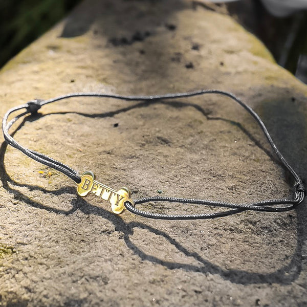 Hundeknochen Armband mit Gravur