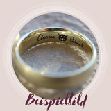 Handschrift & Fingerabdruck für einen Ring