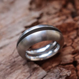 JECK JECK FREUDAY - 60 %  ZWEI EDELSTAHL RINGE EINZELSTÜCK 8 mm breit