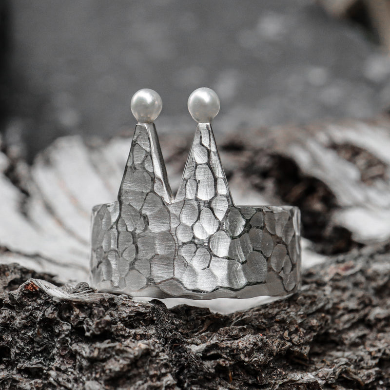 Kölner-Dom Ring mit Hammerschlag -S- EINZELSTÜCK