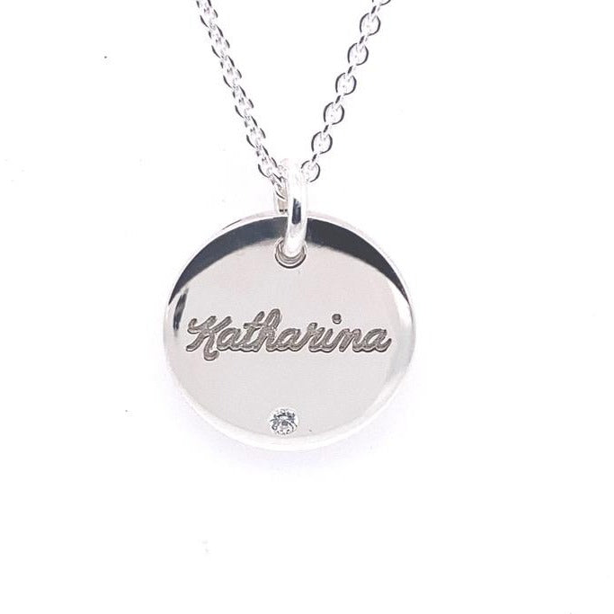 FAMILIENCOLLIER DELUXE ONE mit einem Diamant