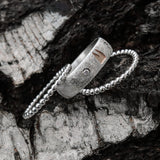 6 mm breit Premium Ring mit zwei Beisteckringen
